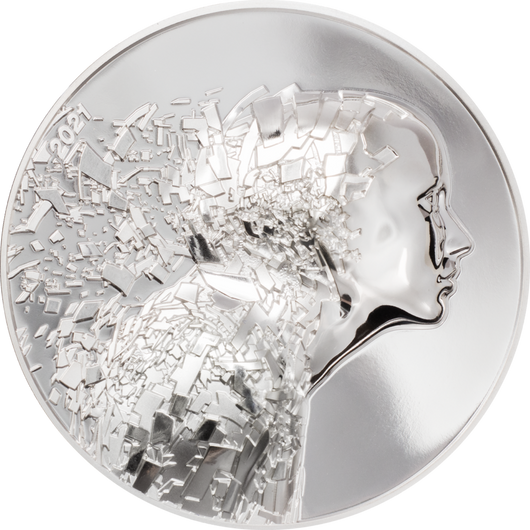 2021 Cook Islands $20 - SILVER BURST