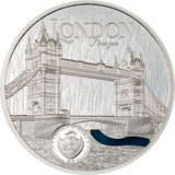 2023 $20 Palau,  TIFFANY ART METROPOLIS-LONDON