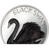 2023 $10 Cook Islands, BLACK SWAN