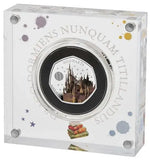 2023 UK 50p HARRY POTTER - HOGWARTS 25th Anniv. Silver Coin