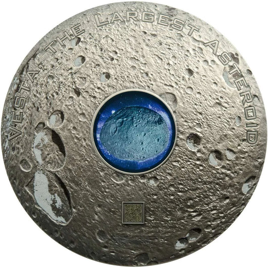 2018 Cook Islands $20 VESTA METEORITE 3 Oz Silver Coin