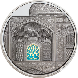 2020 $25 Palau, TIFFANY ART - ISFAHAN, 5oz 999 Silver Coin