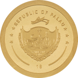 Palau $1 - BASKETBALL     0.5 Gram 9999 Gold Coin