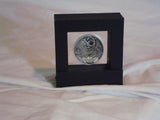 3-D Suspension See Thru Coin Box  3x3inch